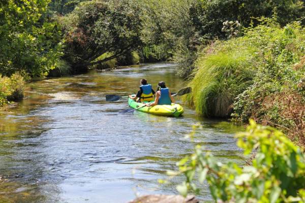 Descente en canoë dans les Landes